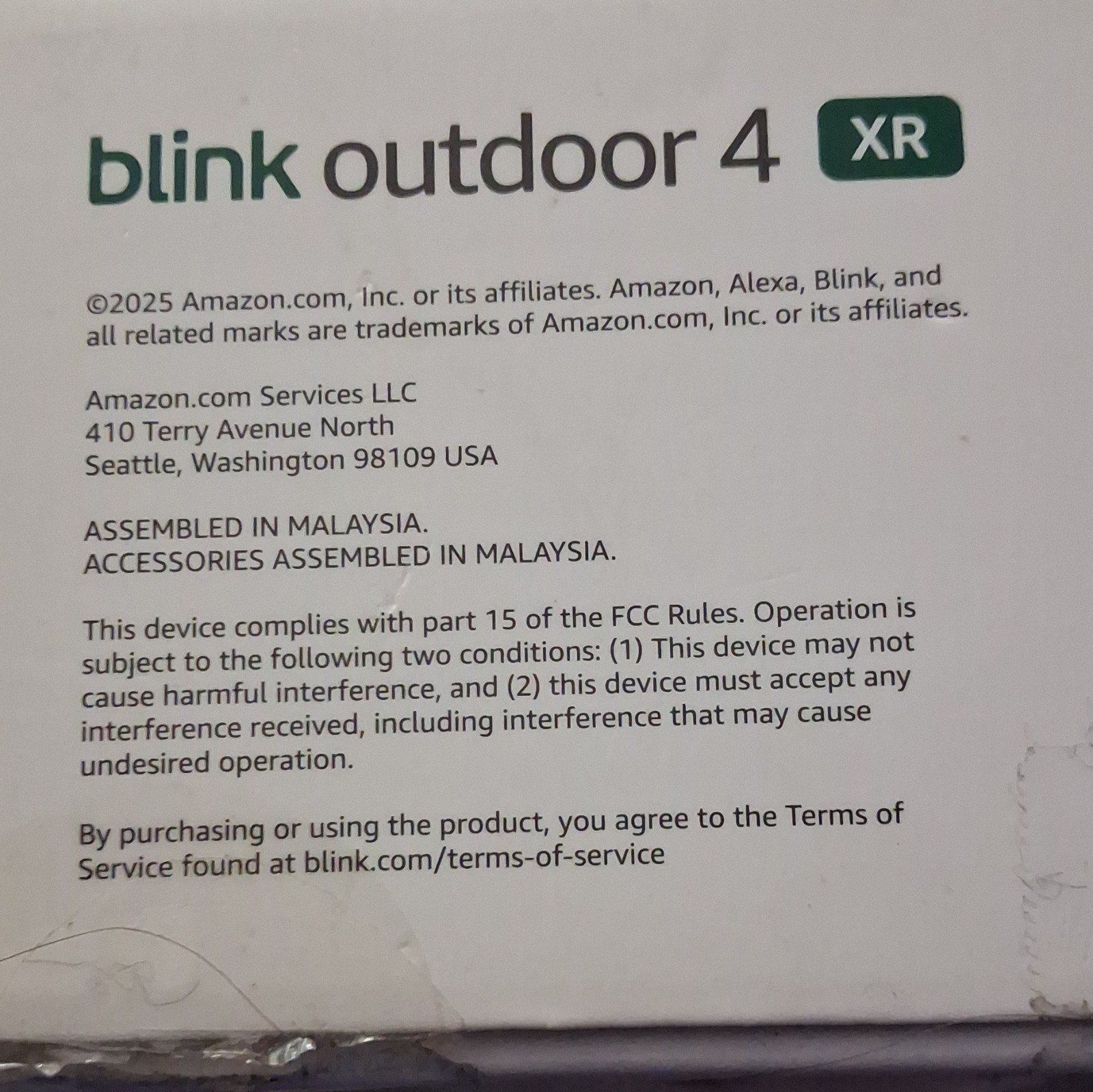Blink Outdoor 4 XR 4-Cam Wireless Wi-Fi Battery System w/ Sync Module XR
