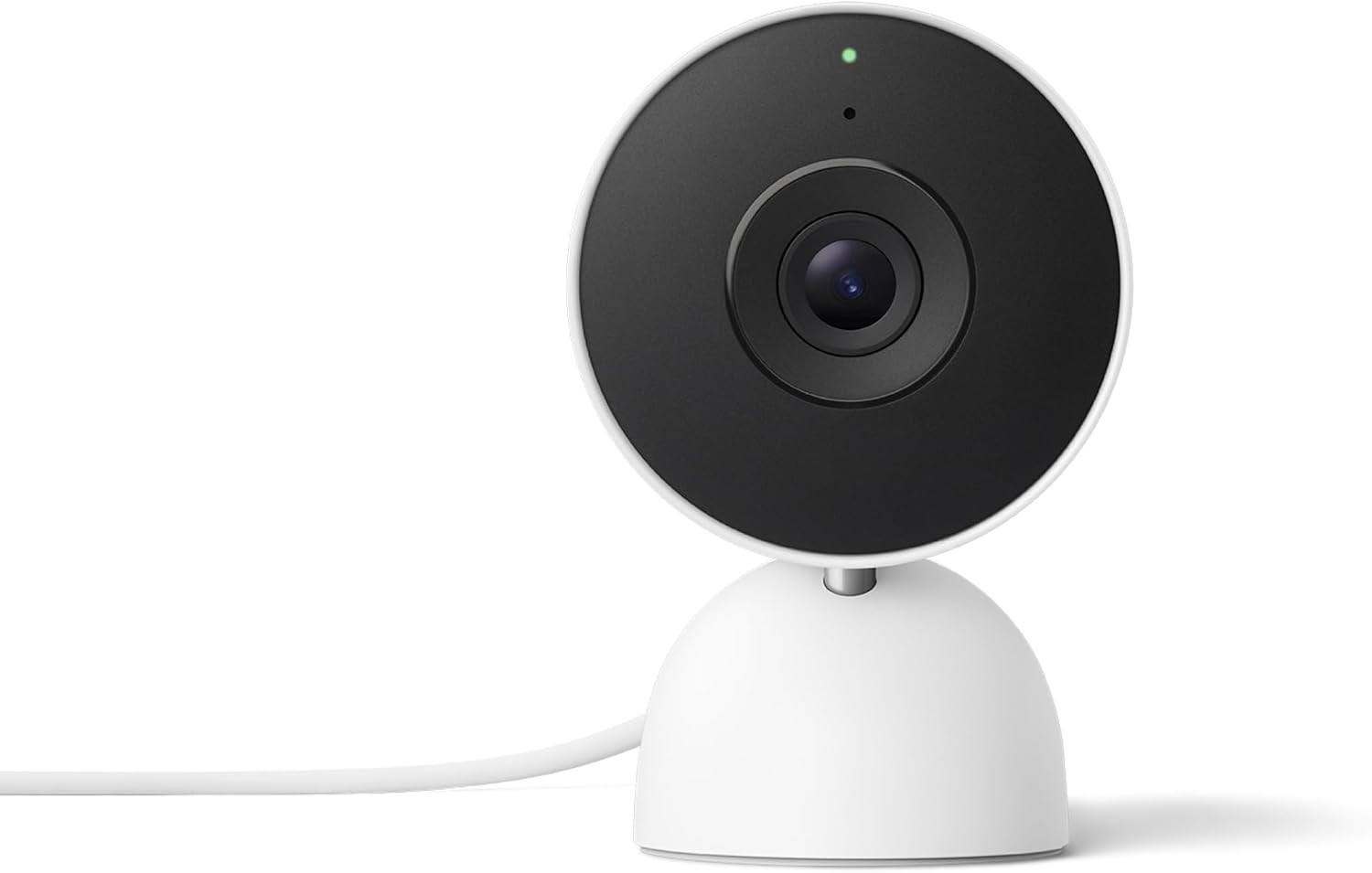 Nest Cam Indoor (Wired, 3rd Gen) – Security Camera with 2K Video and Gemini, Nig