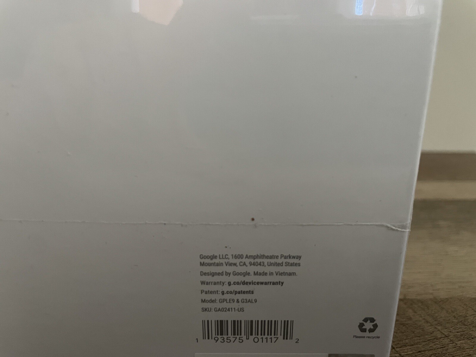 Google Nest Cam Floodlight Smart Security Camera GA02411-US
