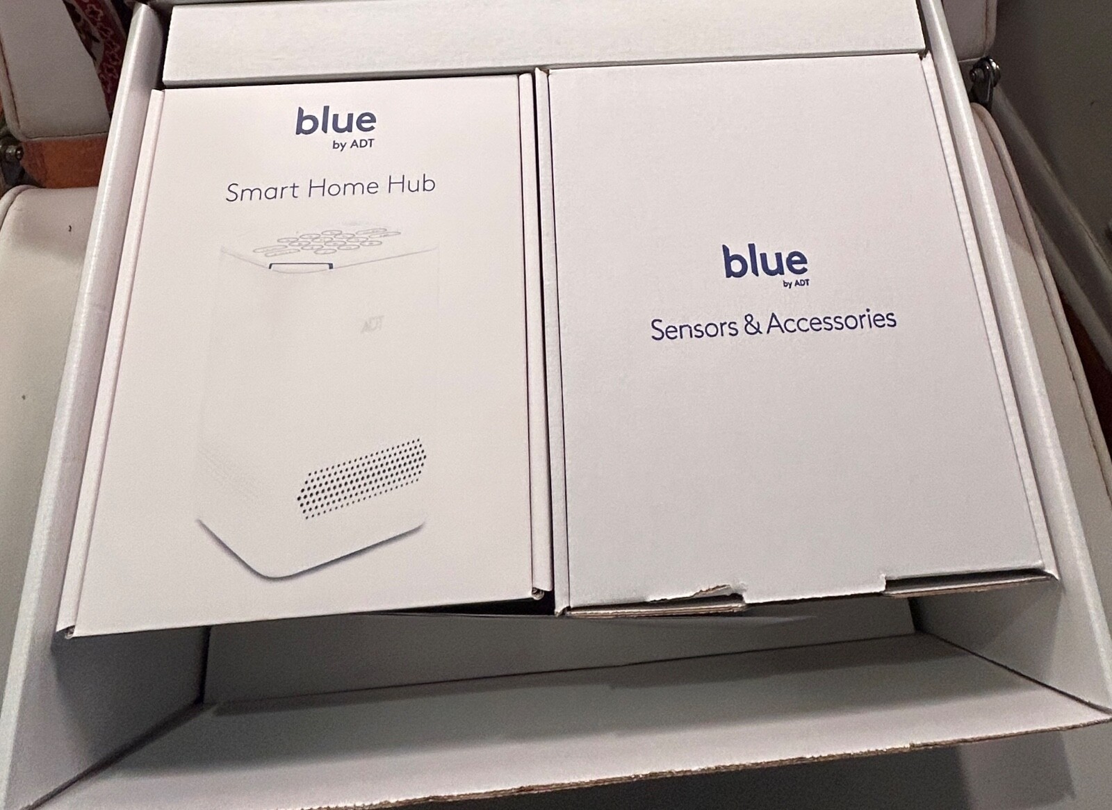 12 Pcs. Blue By ADT Smart Home Full Security System With Outdoor Camera-OPEN BOX