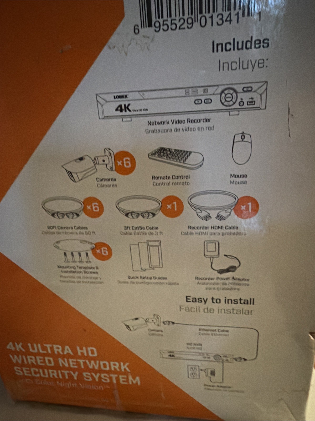 Lorex 4K Ultra HD Wired Network Color Night Vision IP Security Cameras (NEW)