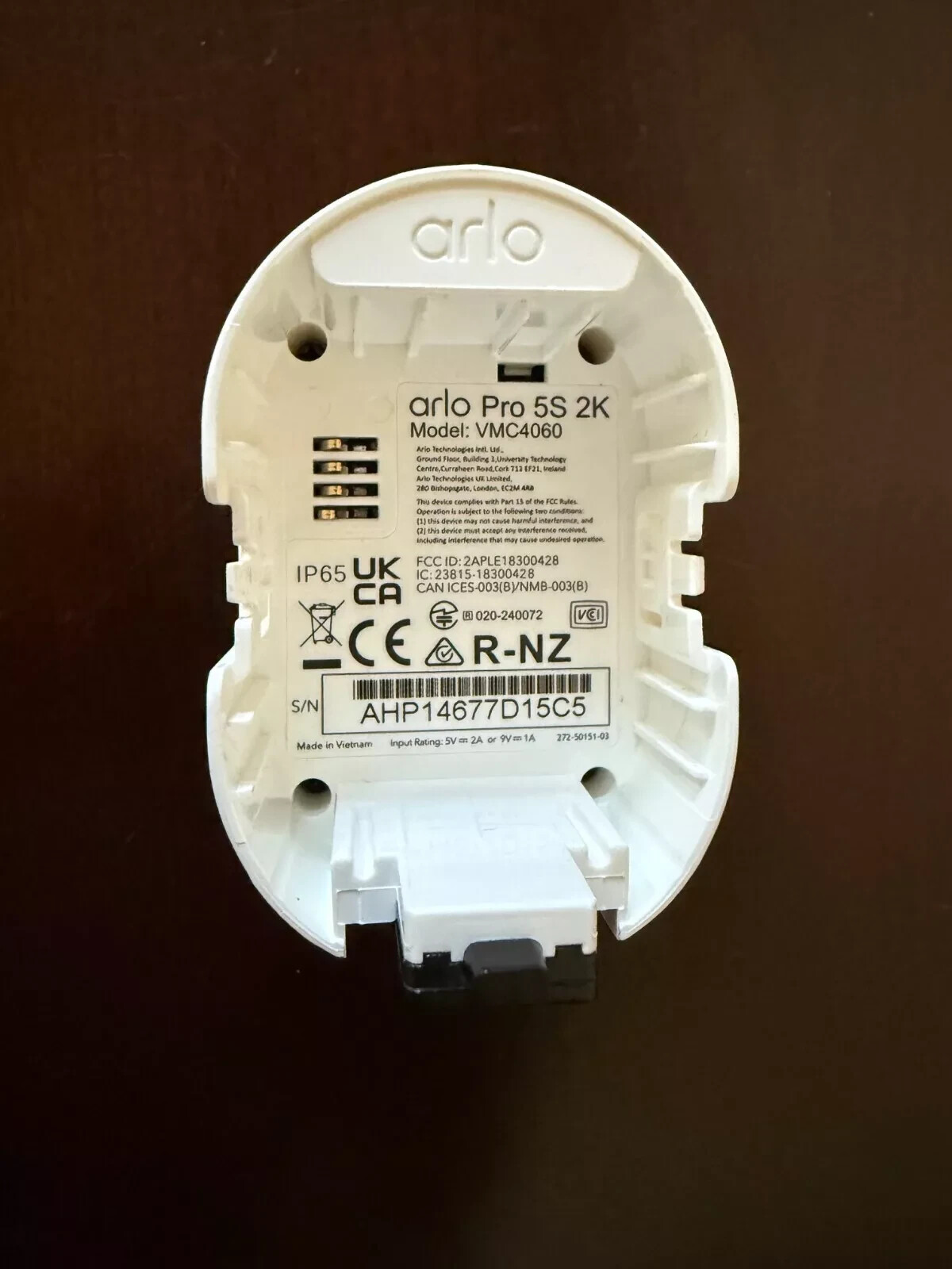 Arlo Pro 5S 2K HDR Wireless Security Add On Camera with Battery & Wall Mount