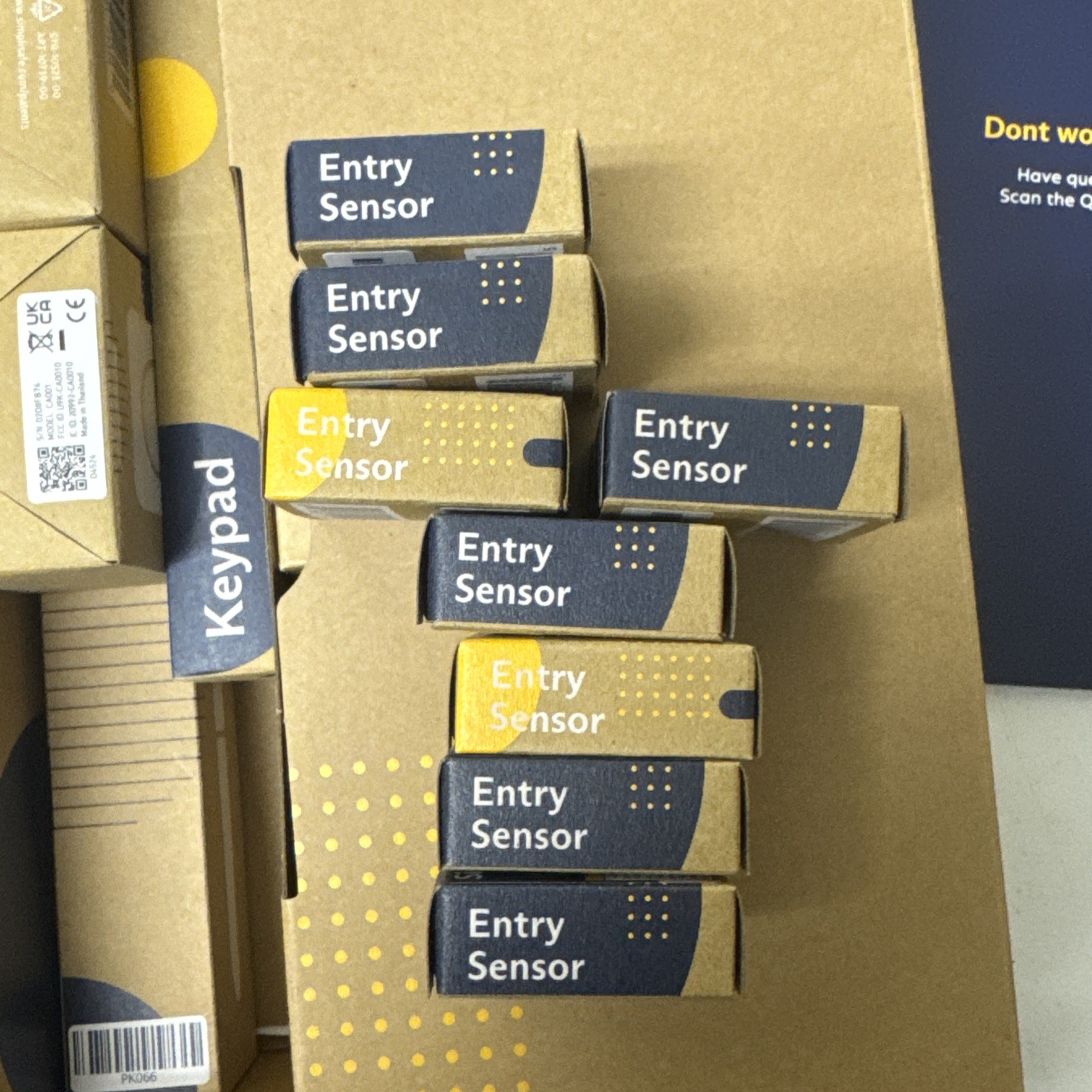 SimpliSafe Security System, Outdoor Camera, Base, Keypad, 8 Sensors, 13-Piece