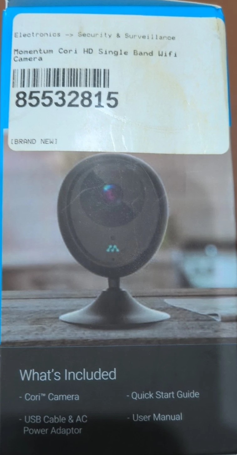Momentum HD Wireless Indoor Home Security Camera with2-Way Audio Night Vision