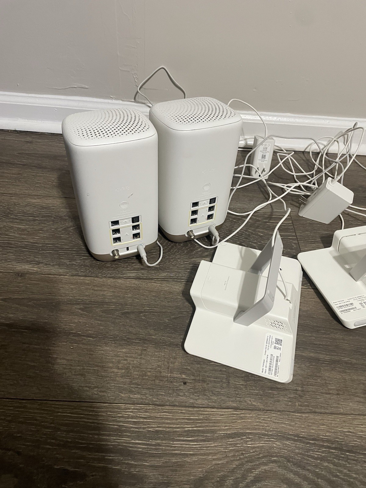 Xfinity Home security system components Monitors Camera Router Internet Display