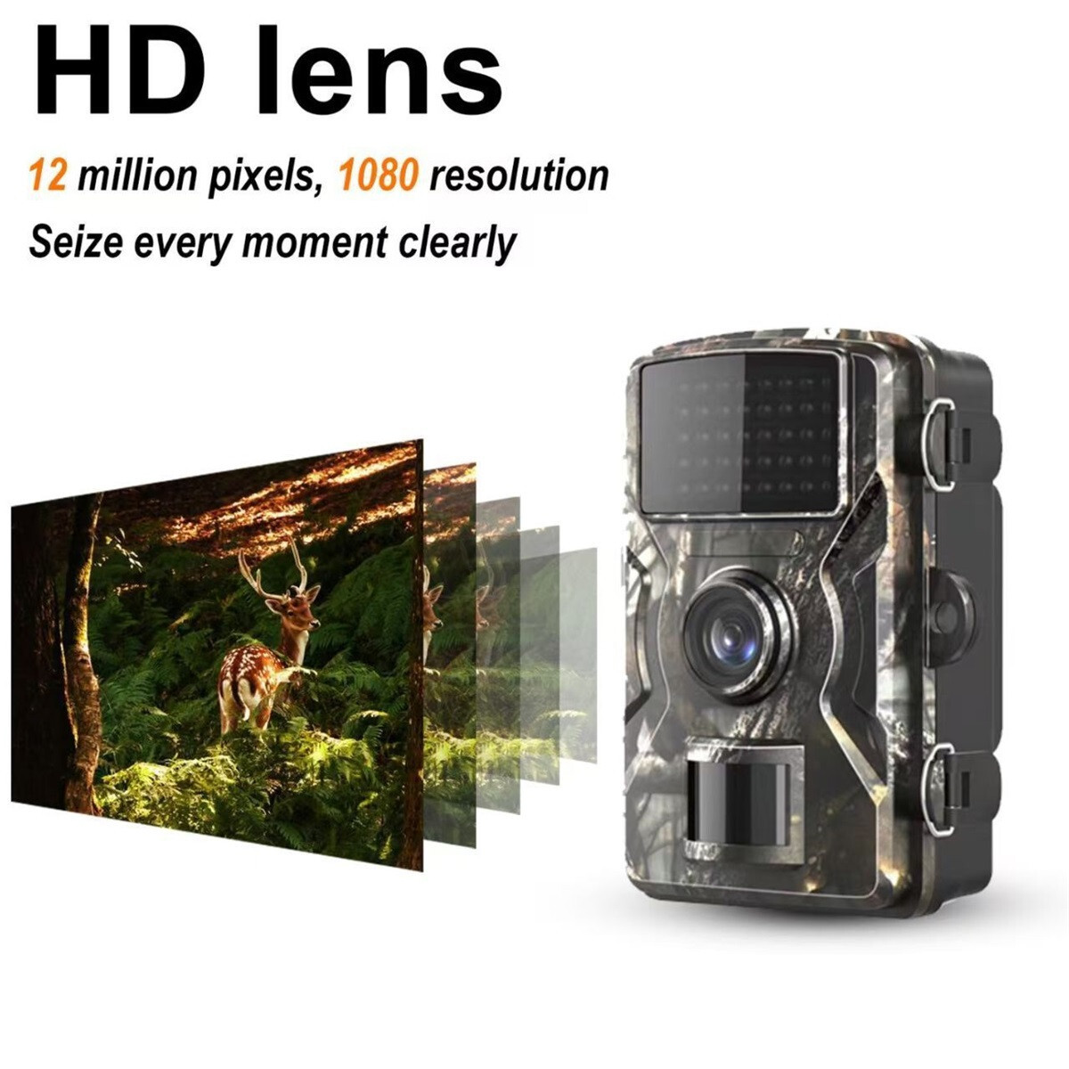 Outdoor high-definition monitoring infrared night vision camera recorder