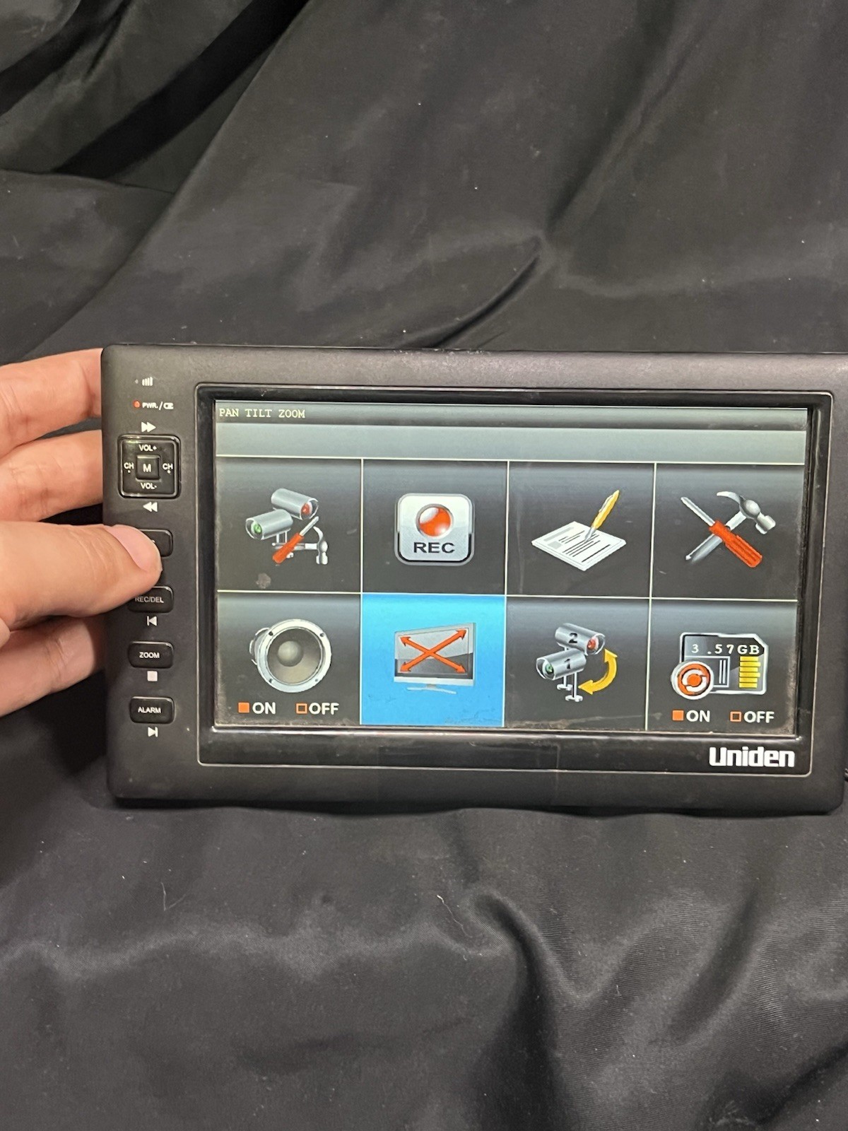 UNIDEN UDS6 SECURITY SYSTEM MONITOR AND POWER CORD TESTED WORKING
