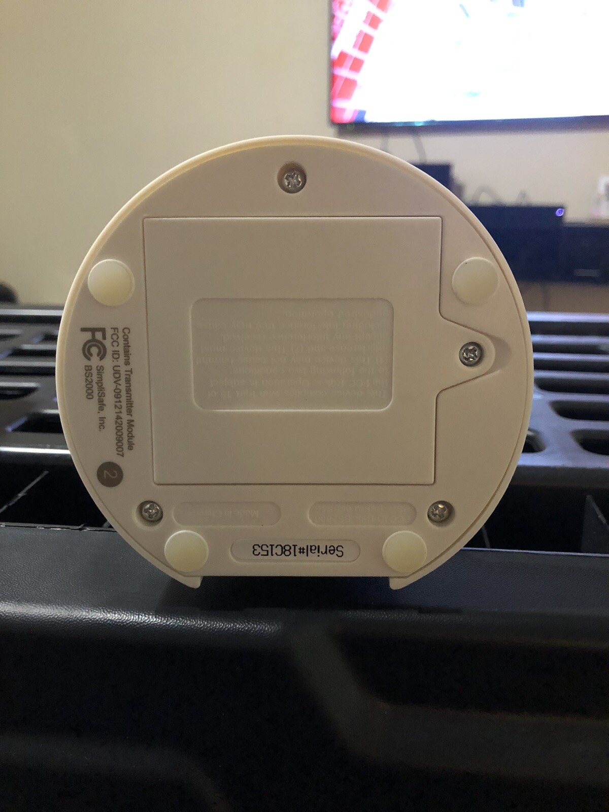 SimpliSafe Home Security System Base Station SS-1500 NO CHORDS