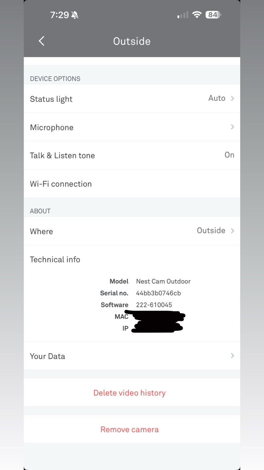 Google NEST Cam Outdoor Security Camera NC2100 – Tested -READ DESC