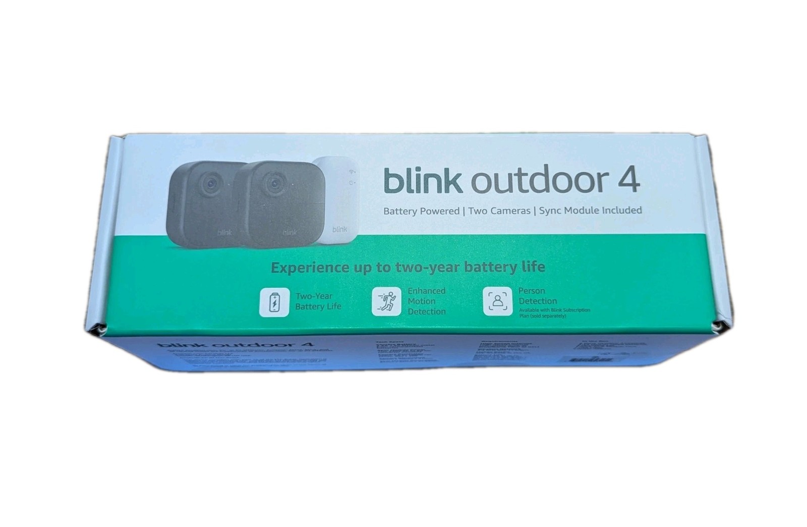 Blink Outdoor 4, (4th Gen 2025) Wireless 2 Camera Security System + Sync Module