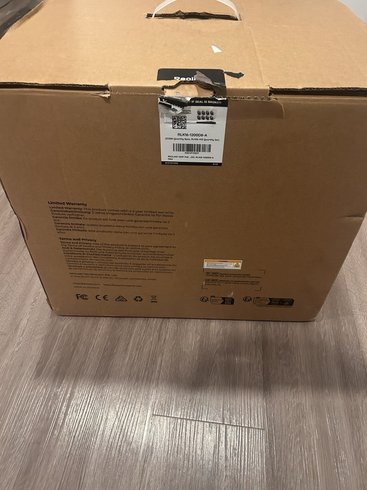 Reolink 12MP PoE dome Security Camera System 16CH NVR with 4TB 24/7 Recording