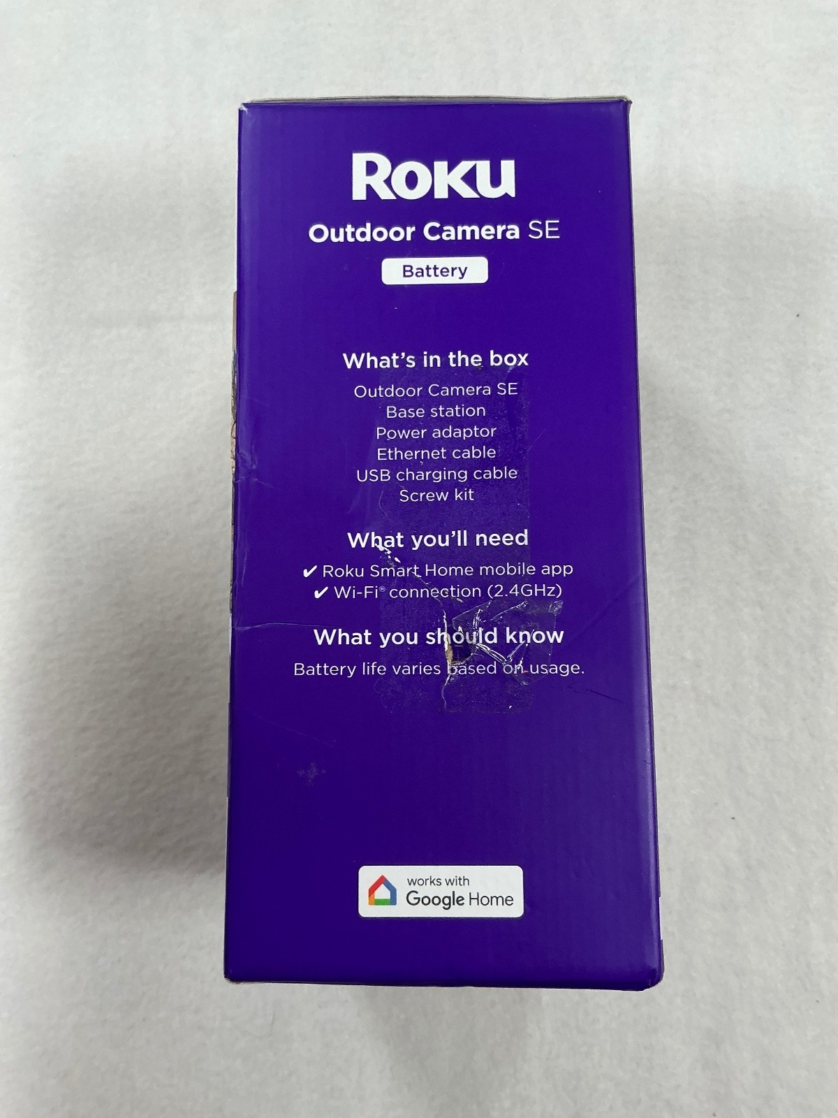 Roku Outdoor Camera SE Battery Powered Security Camera