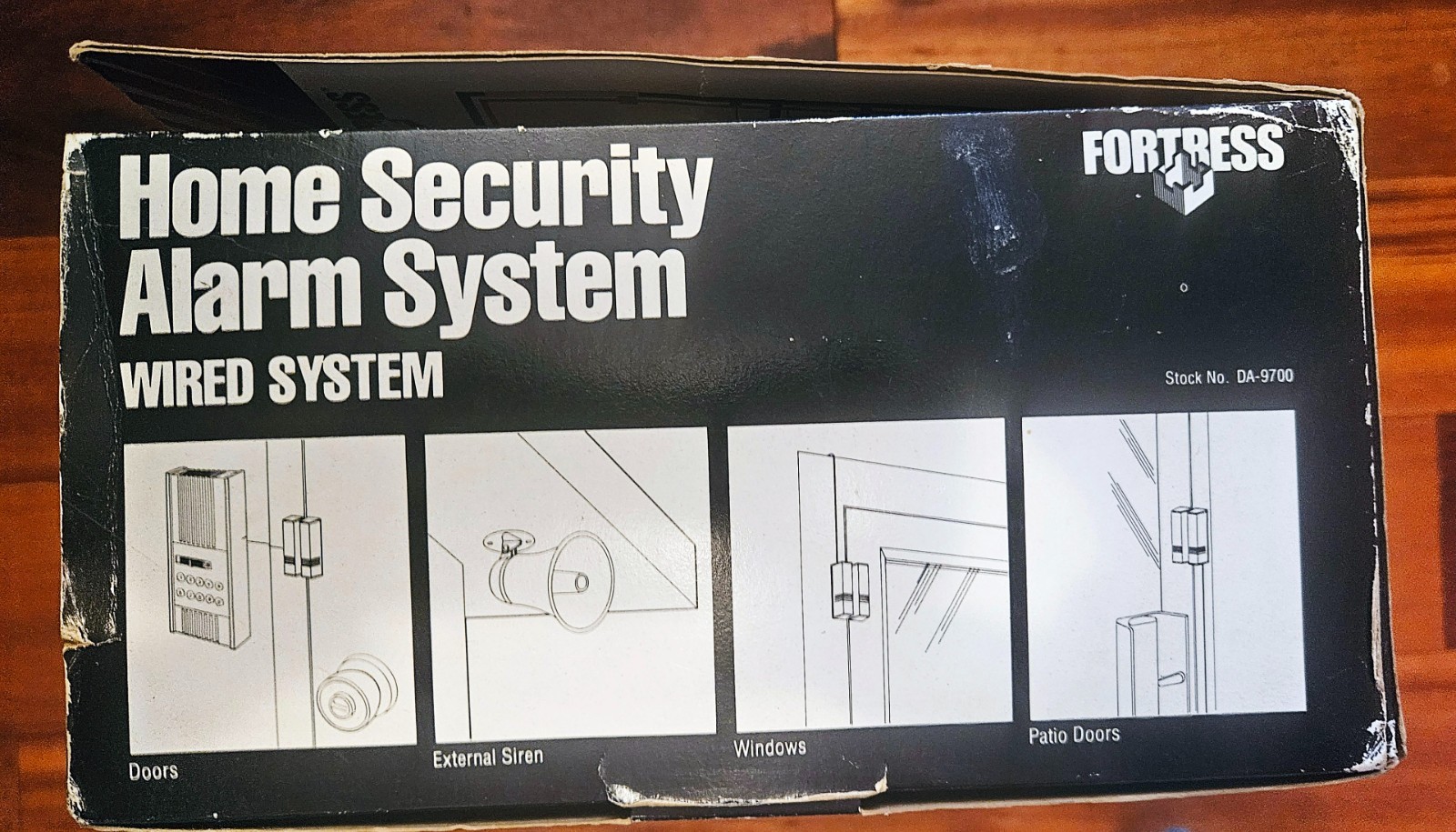 Vintage/rare Fortress Home Security Alarm System Wired DA-9700