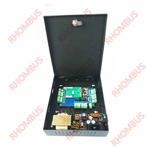 2-Door Control Kit with Reader/Power Unit/Key Fob/280kg Magnetic Locks/Switch/US