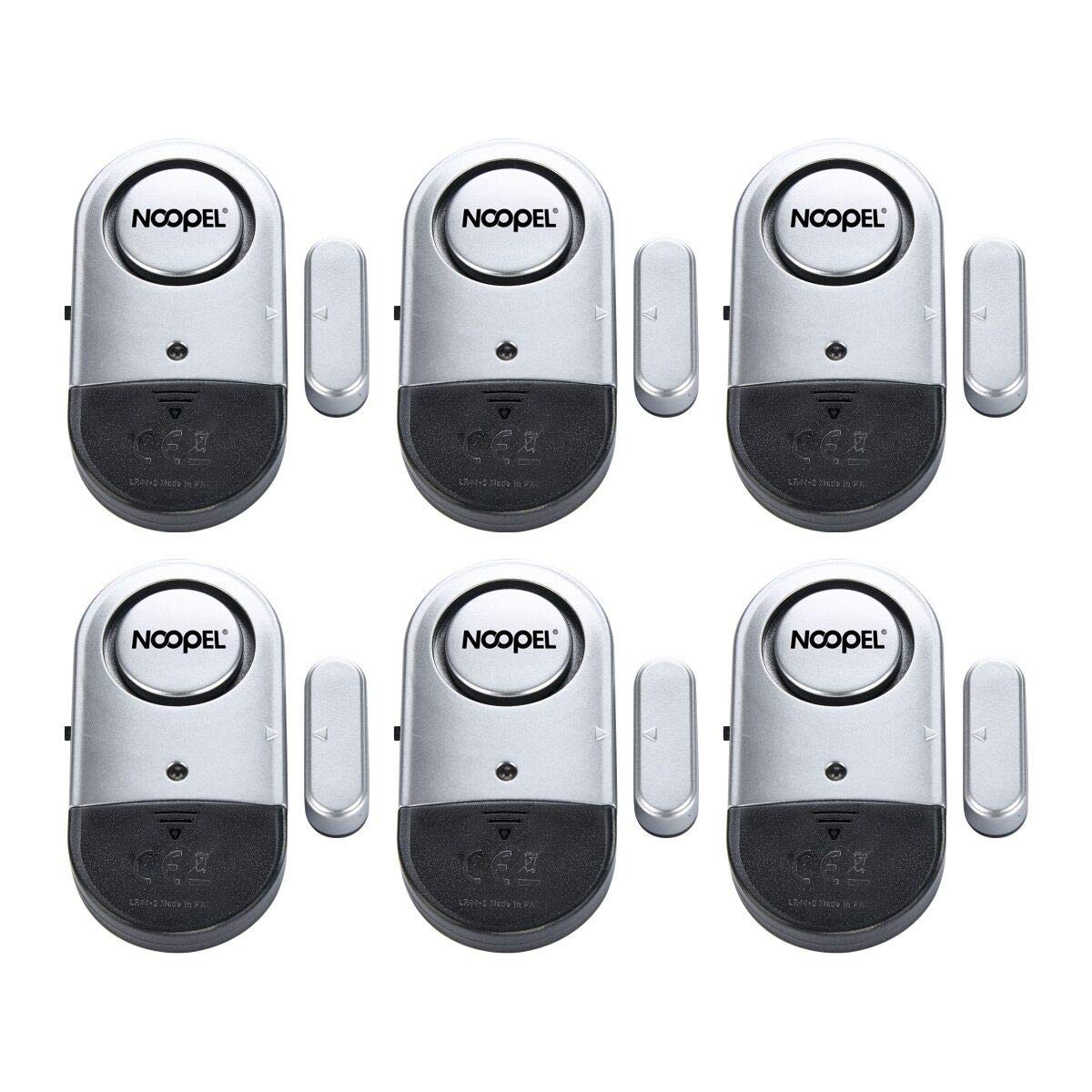 Door Alarms for Kids Safety, 6 Pack 120dB Pool Alarm Sensor for Doors and Win…
