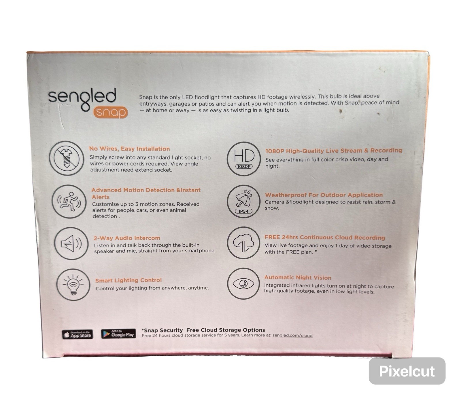 Sengled HD Smart Security Camera: Video Intercom Built Into Outdoor Floodlight
