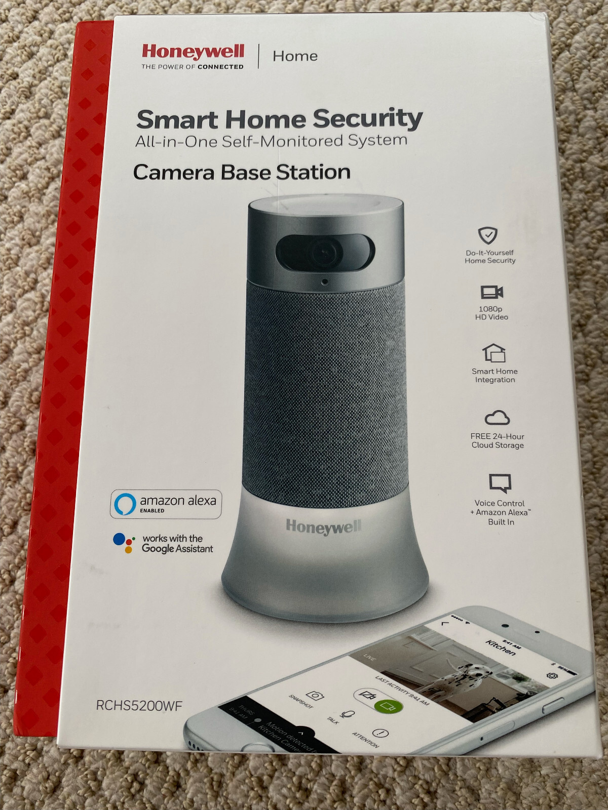 HONEYWELL Smart Home Security Base Station RCHS5200WF – Brand New in Box!