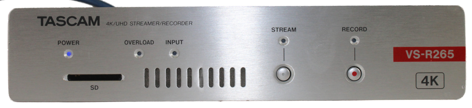 Tascam VS-R264 4K/Ultra HD AV over IP Streamer/Recorder Encoder Decoder SD USB