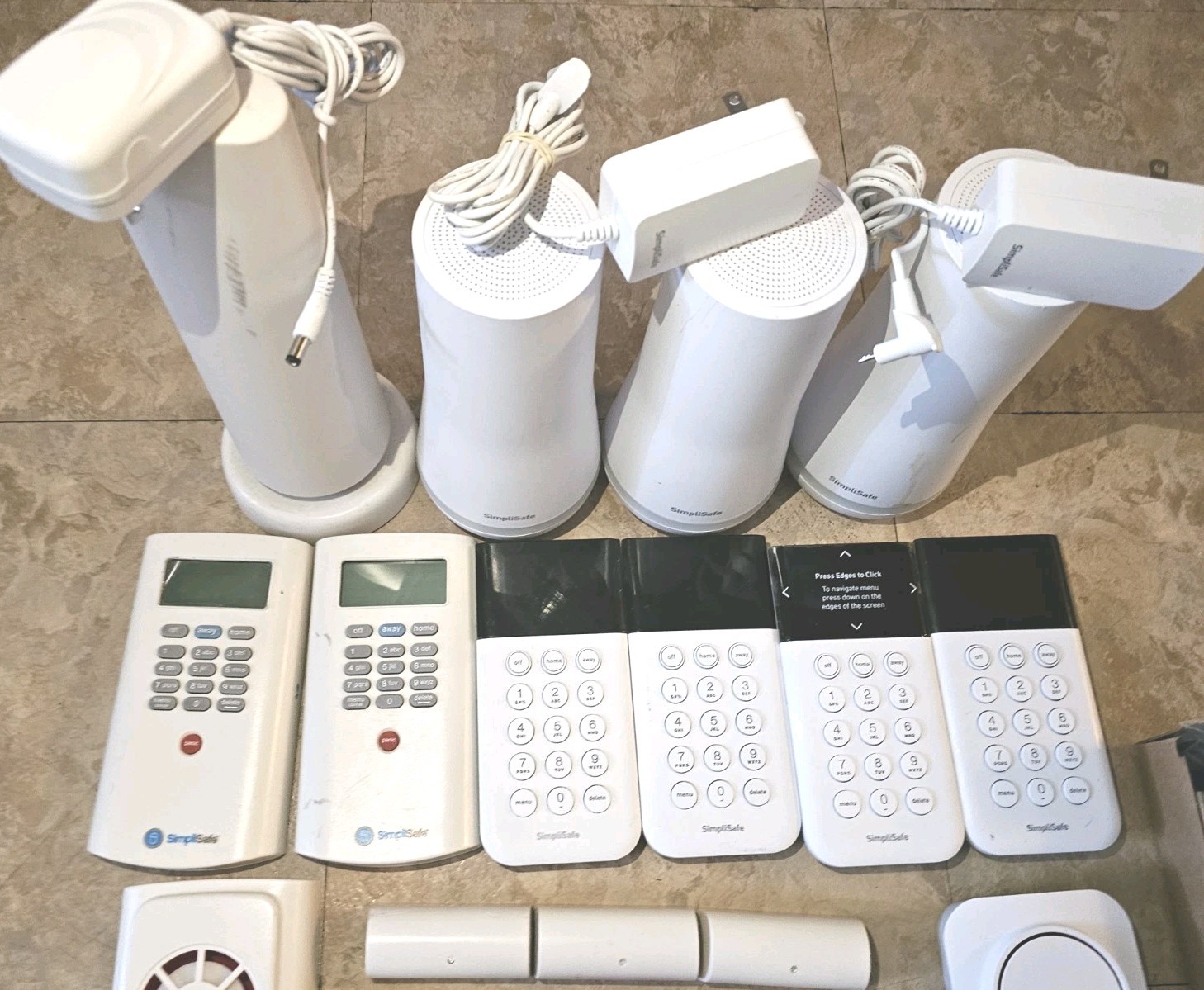 SimpliSafe Security System 25+ pc Lot Base Keypad Motion Sensors Towers Camera