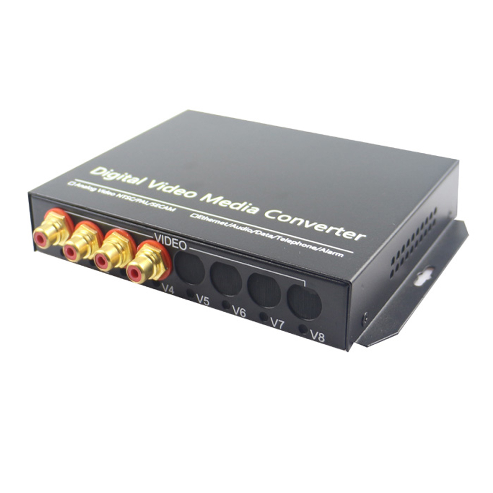 4CH Stereo Broadcast Audio Fiber Opitc Optical Media Converter Hi Fi