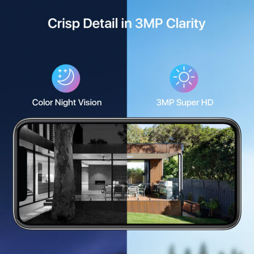 ZOSI 8CH 3MP 2K Wireless Security Camera System Night Vision AI Human Detection