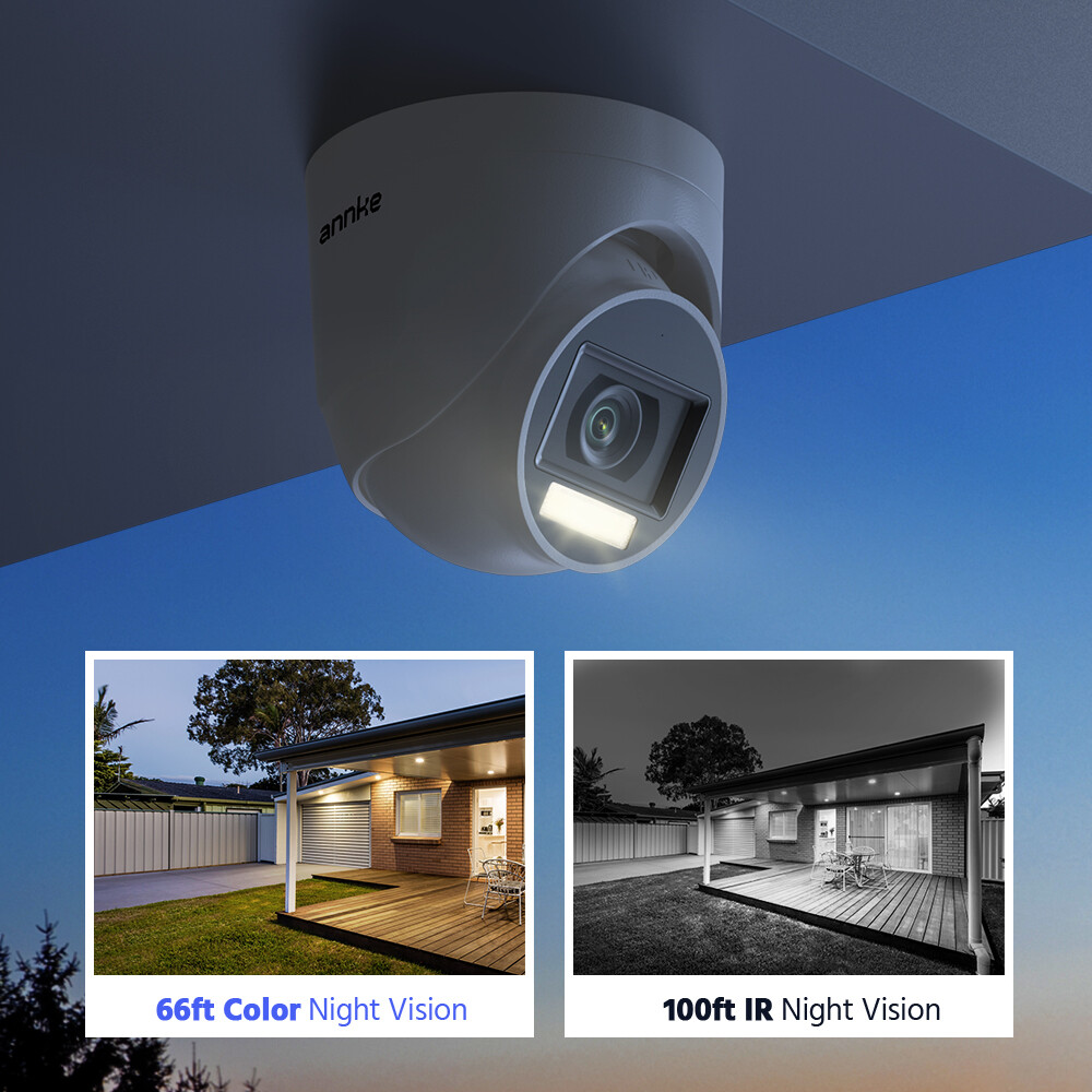 ANNKE 32CH DVR 5MP Color Night Security Camera System Audio Recording AI Detect