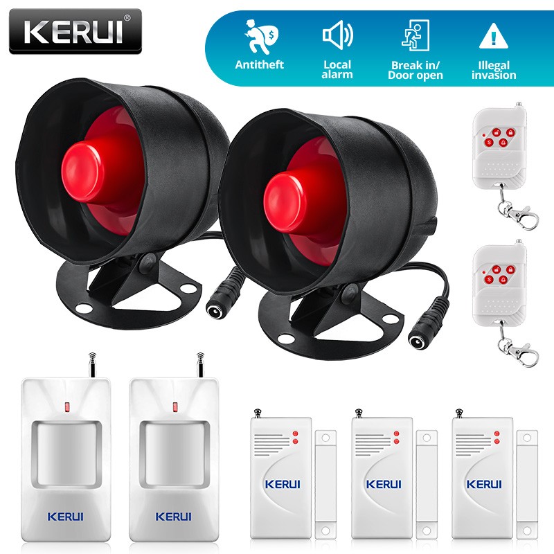 KERUI Wireless Home Security Alarm System 110db Loud Anti-theft for Home House