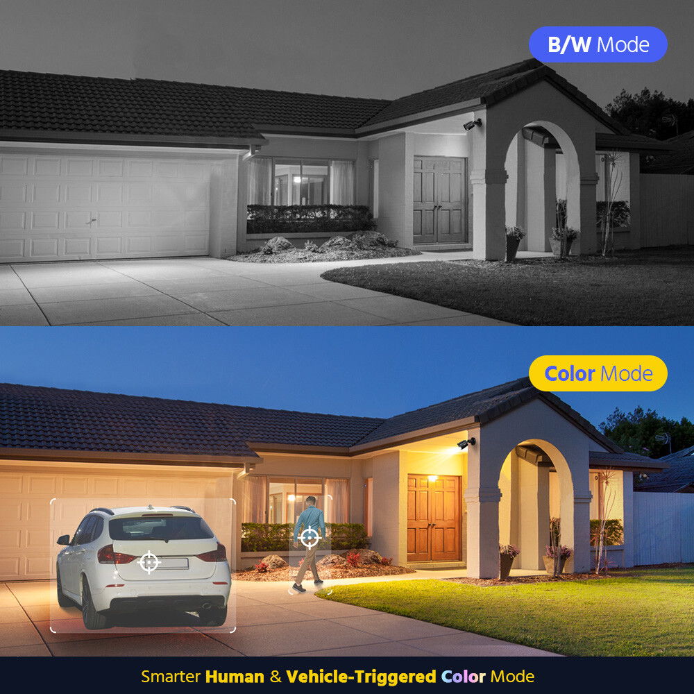 ANNKE 1080P 4IN1 TVI Security Camera CCTV Audio Recording Outdoor Color Night