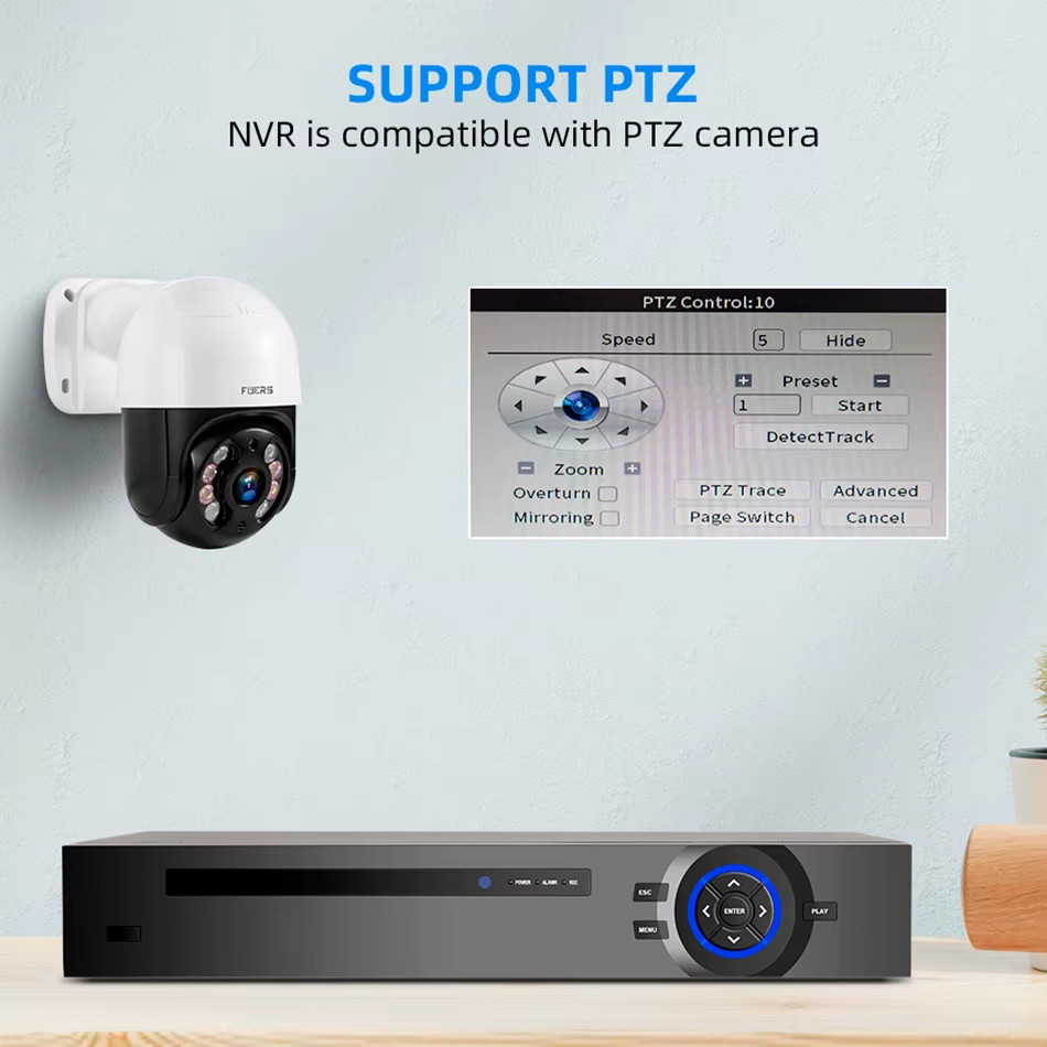 H.265 4CH 8CH 16CH Poe System Video Surveillance Security System Kit Surveillanc