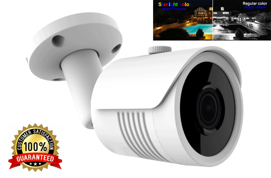 5MP SONY Starvis IP Bullet Security Camera Starlight image IR-Cut Lens