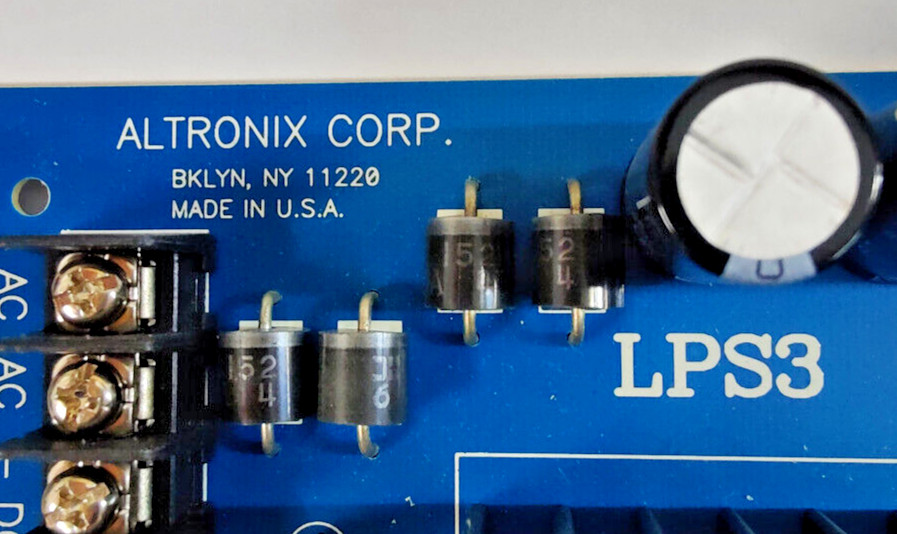 Altronix Corp – LPS3, #LPS3AC REV -D26Y9