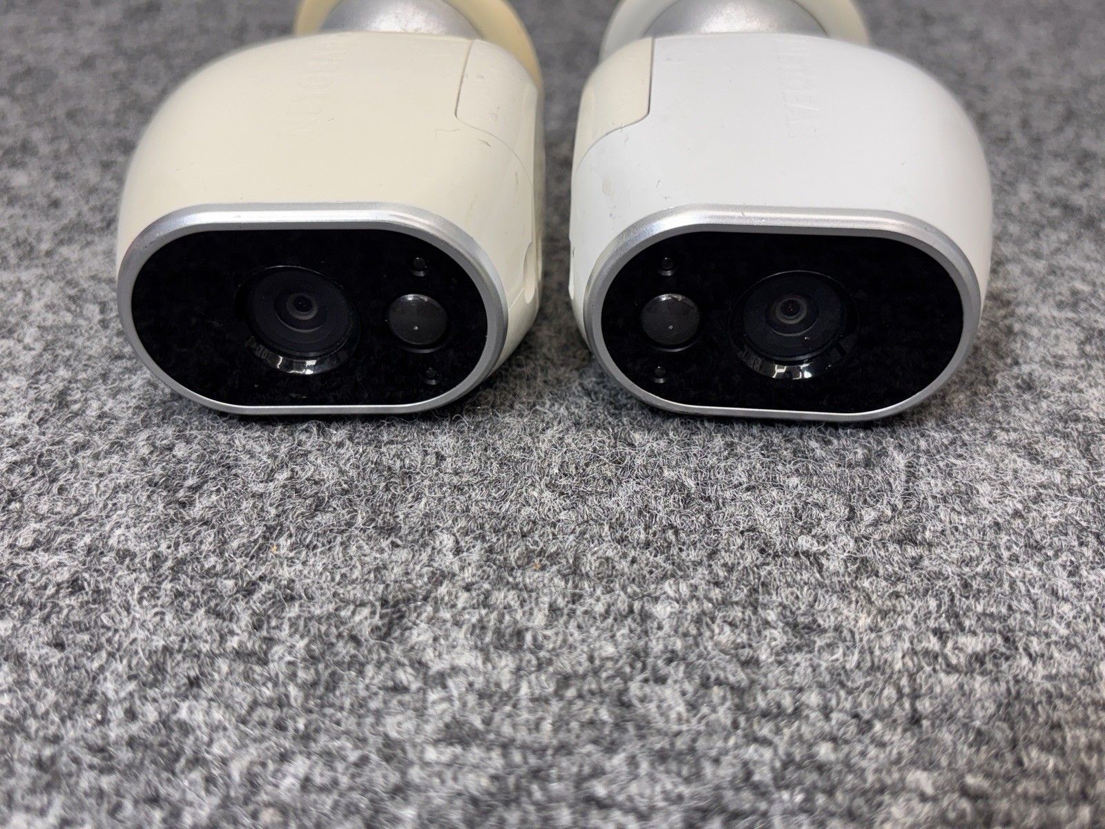 (2) Arlo NETGEAR VMC3030 Add-on HD Security Camera No Battery UNTESTED
