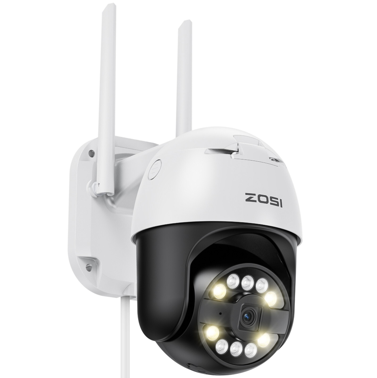 ZOSI 2/3/5MP WiFi Security IP Camera Outdoor 2-Way Talk AI Human/Face/Car Detect