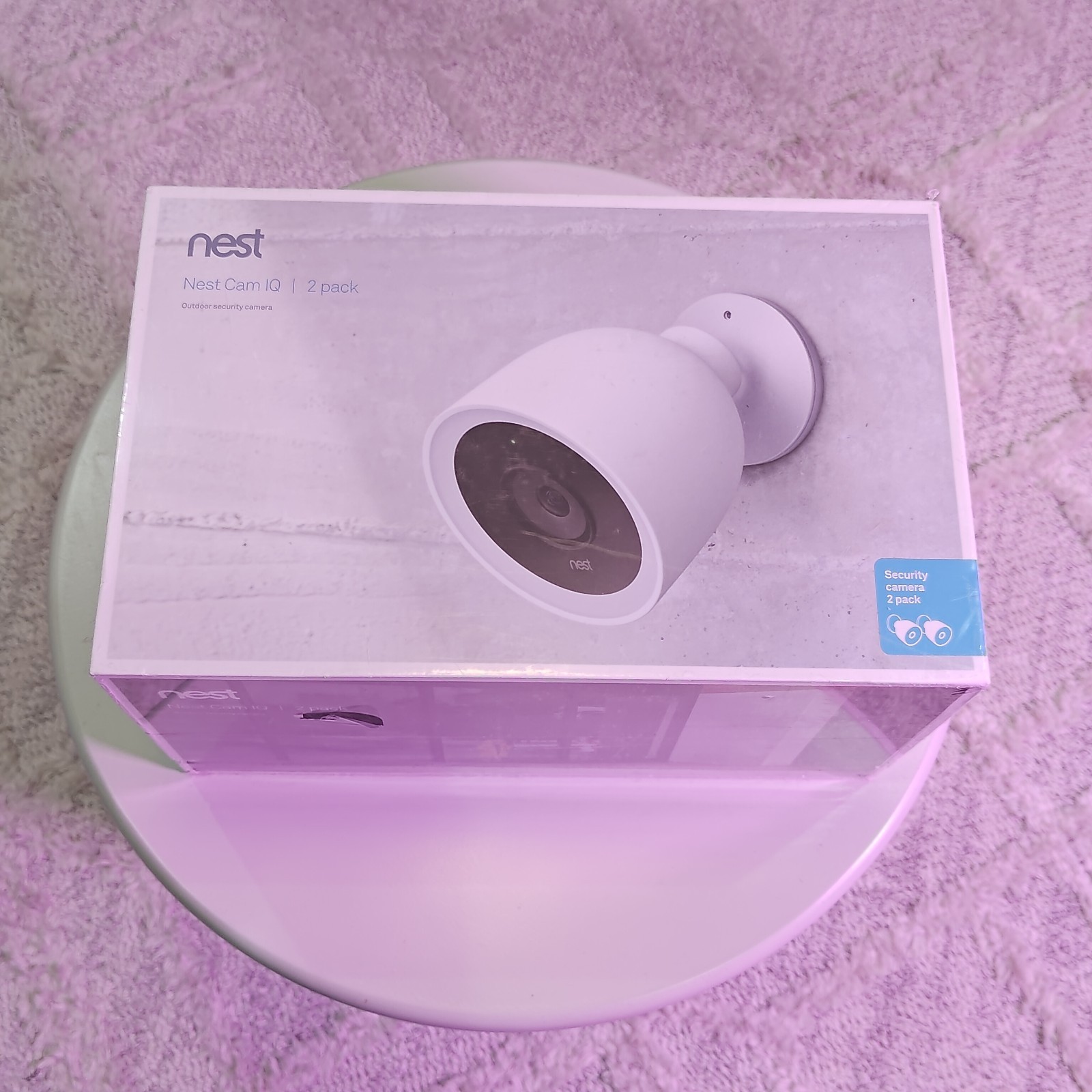 Nest NC4200US Cam IQ Outdoor Smart Security Camera 2-Pack SEALED NEW C213