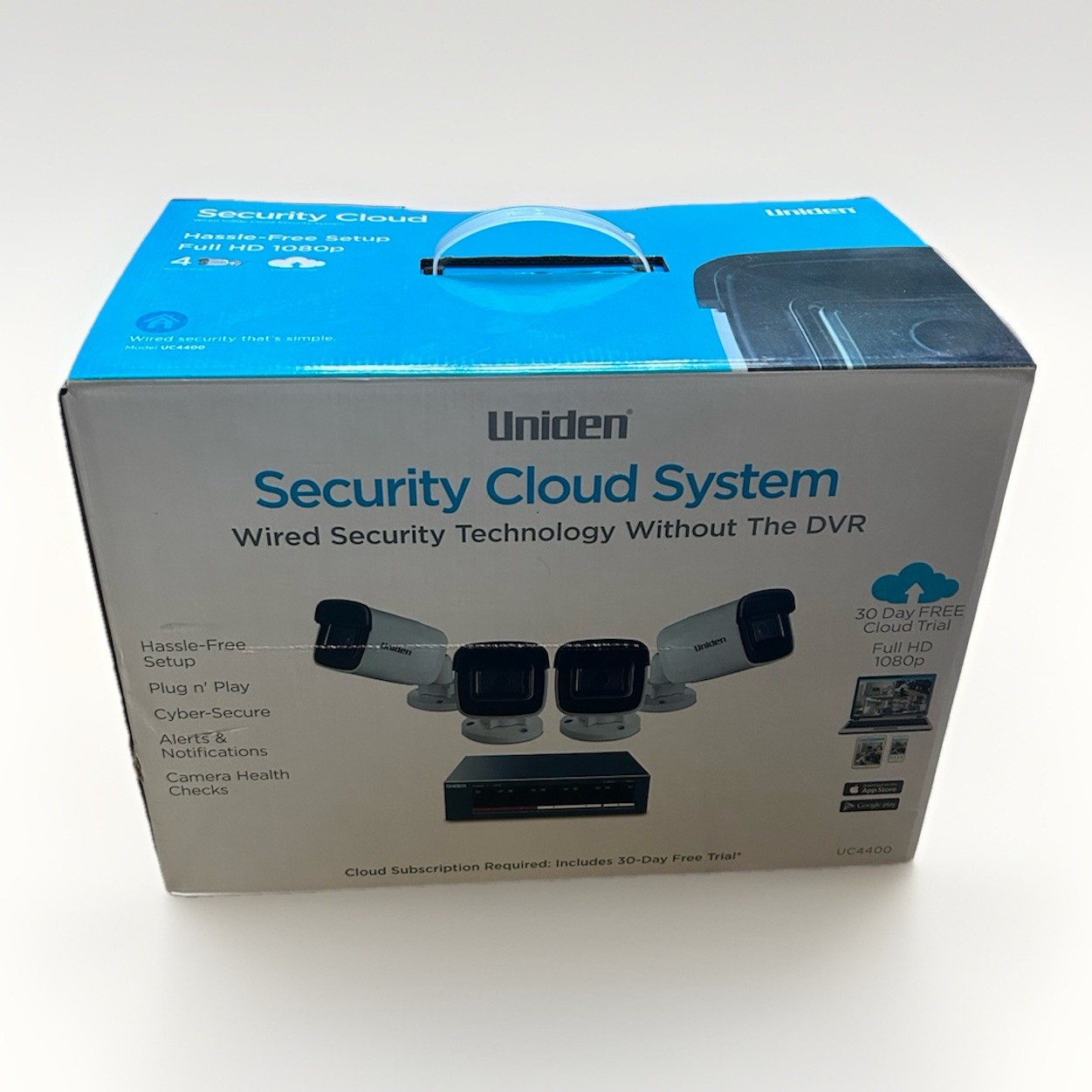 Uniden UC4400 Wired 4 Camera Indoor/Outdoor Security System 1080p – New in Box