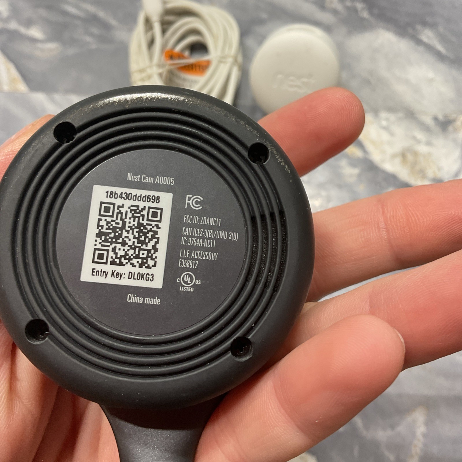 Google Nest Cam (NC1102ES) Indoor Security Camera Black A0005