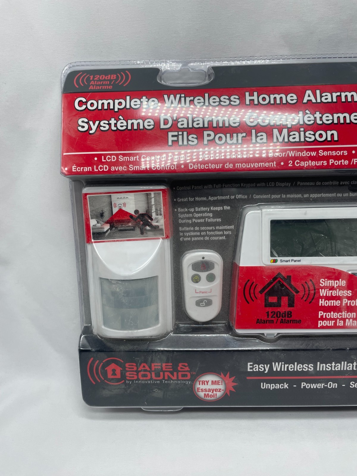 Safe & Sound Complete Wireless Home Alarm Security System ITSS-9000