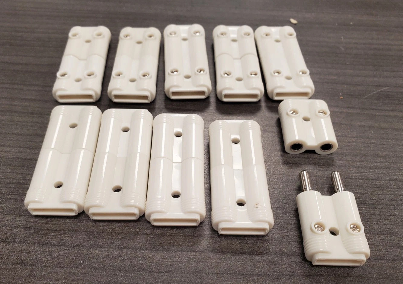10 Burglar Alarm Window Jack Plug Connector Or security Electrical Ademco White
