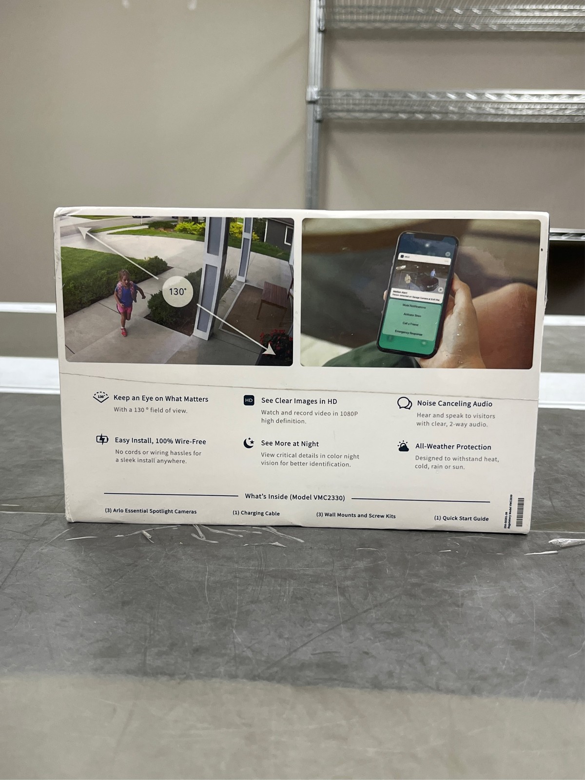 Arlo Essential 3-Cam Kit Plug-in Wired or Wireless Smart Indoor Security Camer 1