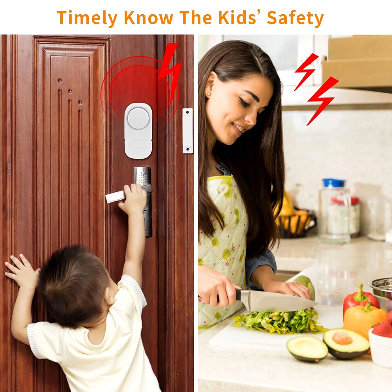 10 PCS Wireless Home Window Door Burglar Security ALARM System Magnetic Sensor