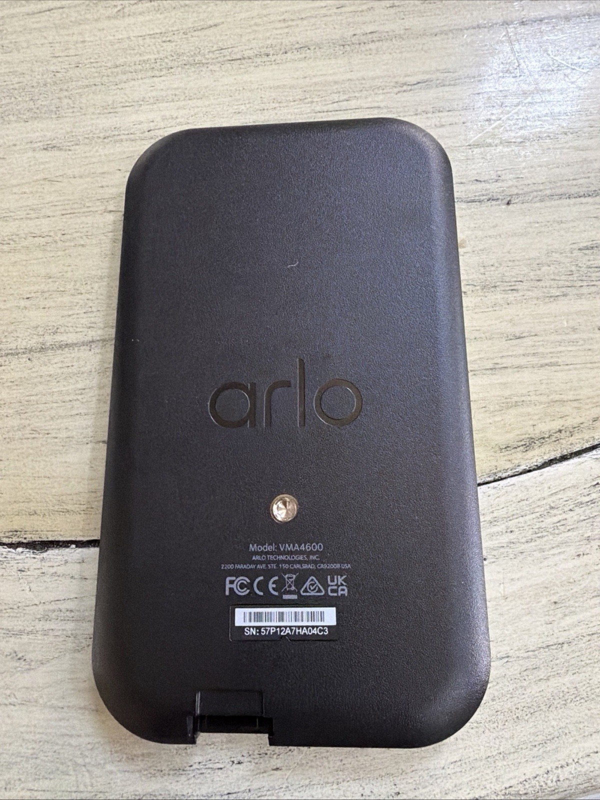 Arlo VMA4600 Solar Panel Black No/Cable For Arlo Pro, Pro2, No Mount Never Used