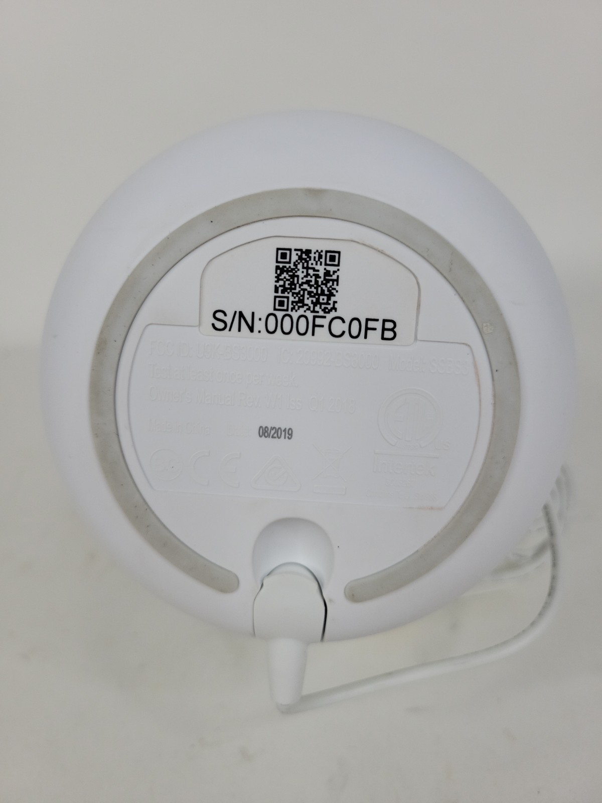 Simplisafe Base Station SSBS3 With Power Adapter Tested Works