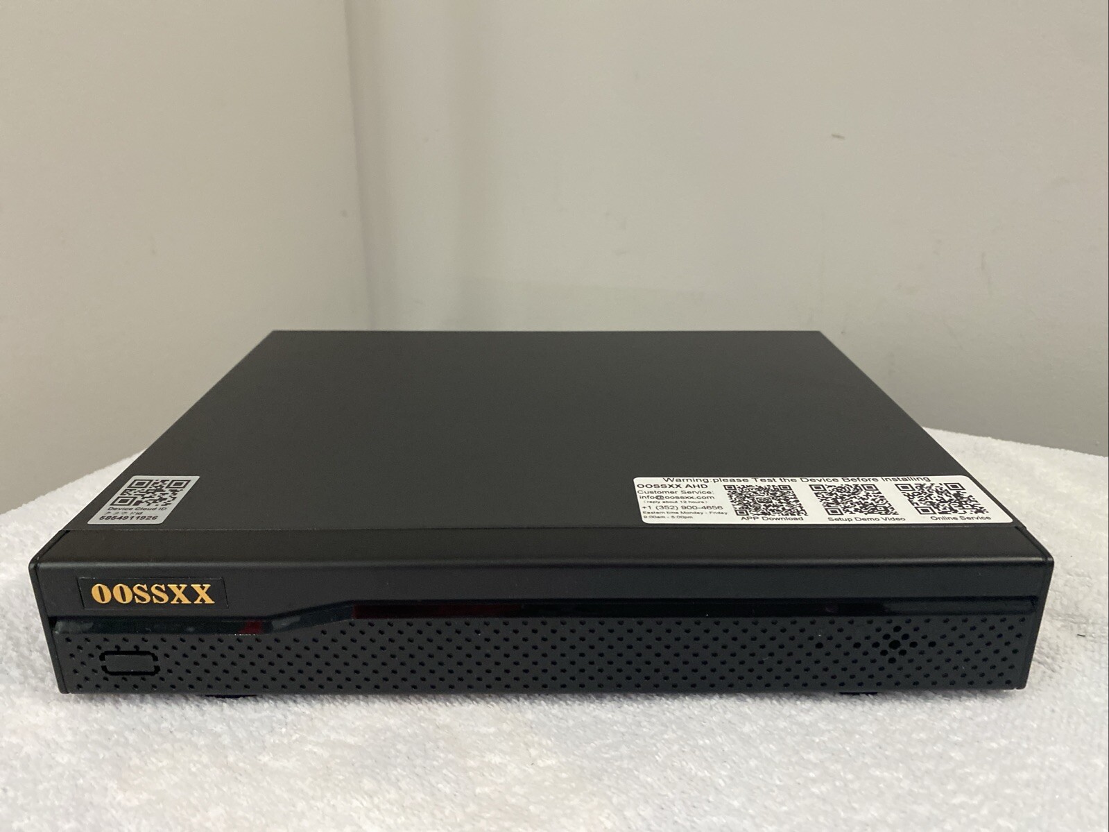 OOSSXX PoE+ DVR + 6 Cameras Set Why 8.0 Mega (4K) 25/30 FPS Network Camera Range