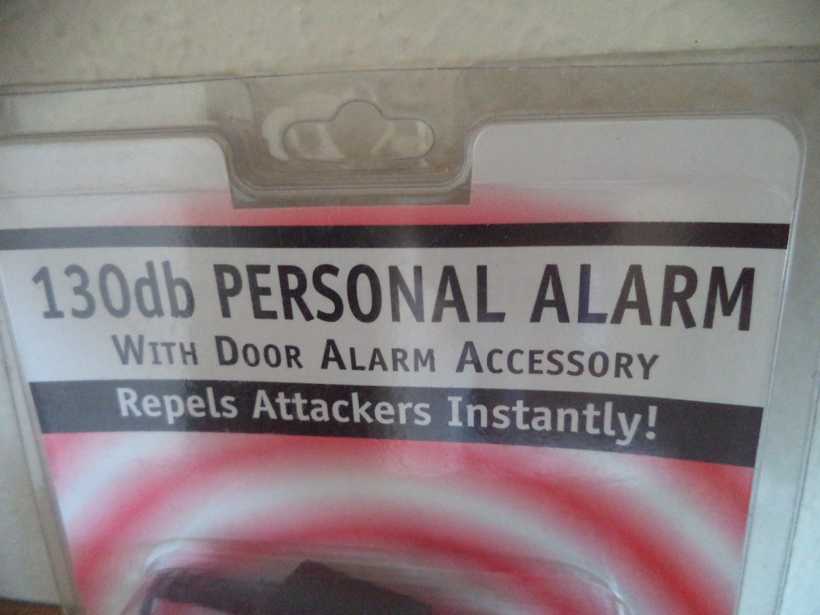 Personal Alarm – 3 in 1 130db Personal Alarm With Light and Door Accessory