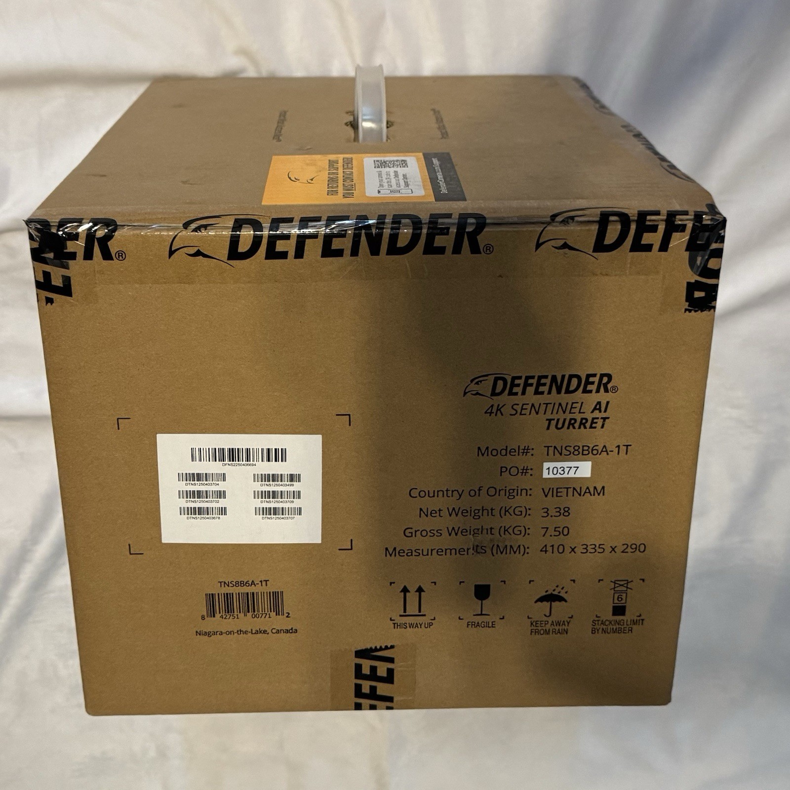 Defender AI Powered Sentinel Pro Turret TNS8B6A-1T Security 6 Camera System