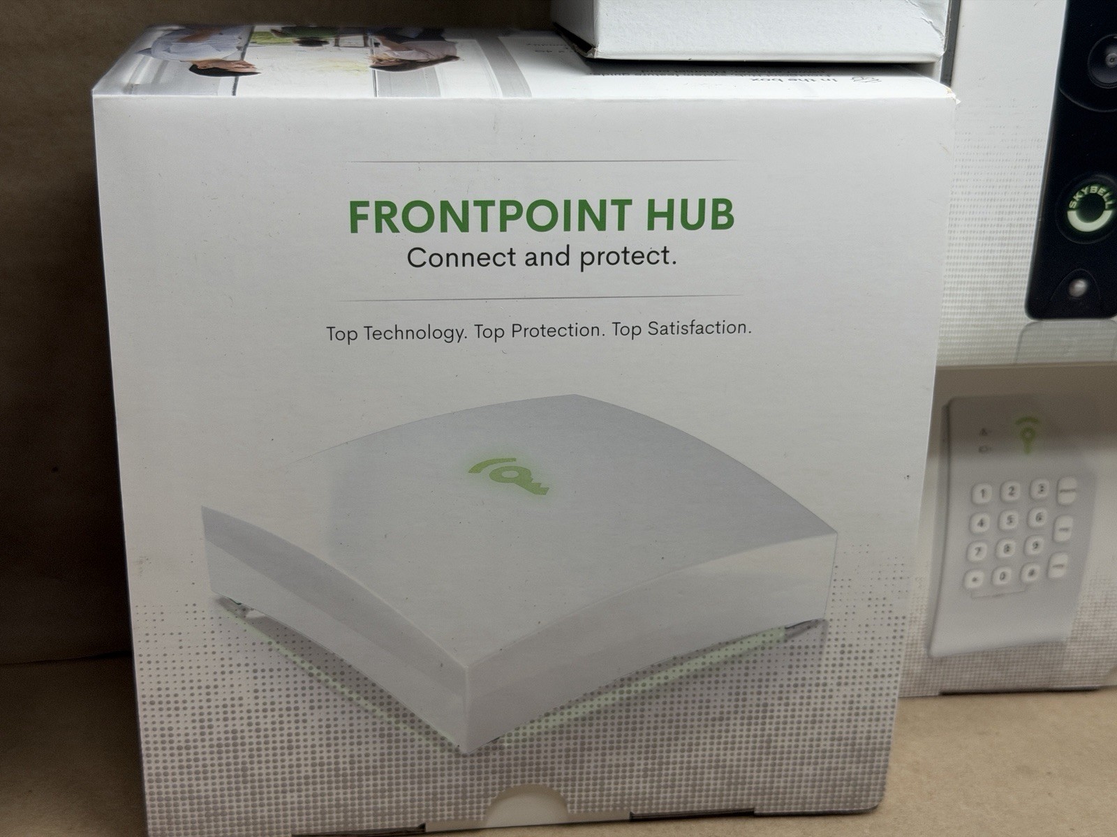 Frontpoint Home Security System Safehouse Hub Doorbell Sensors Keypad