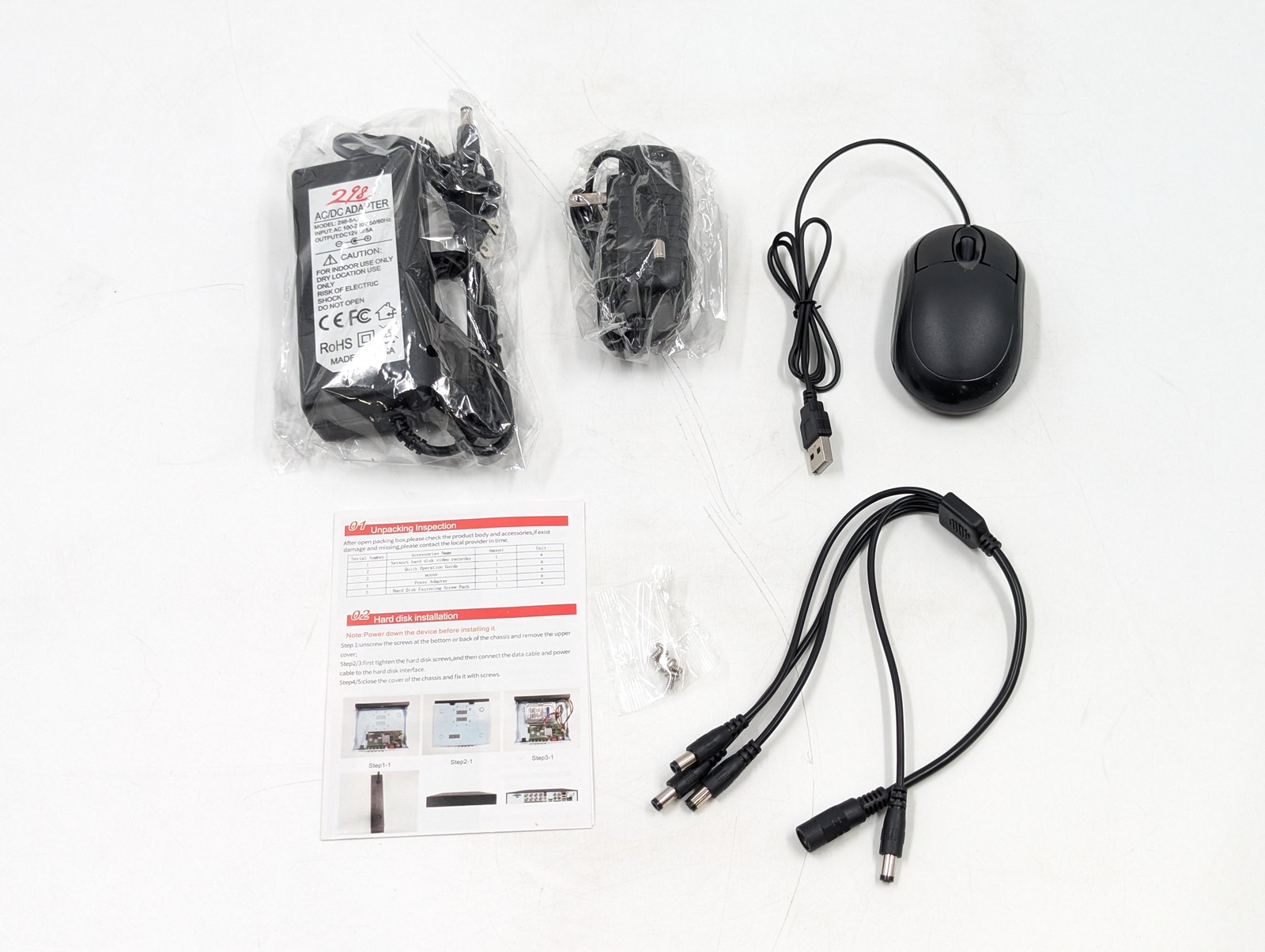 Unbranded 4K Video Surveillance 4-Camera Security System with Video Recording