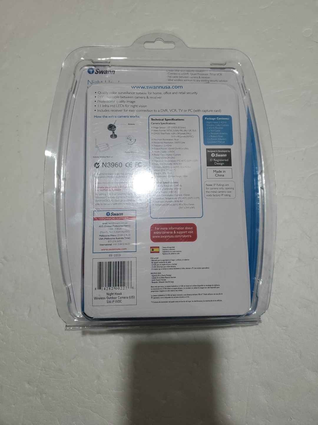 Swann Night Hawk Wireless Outdoor Camera & Receiver