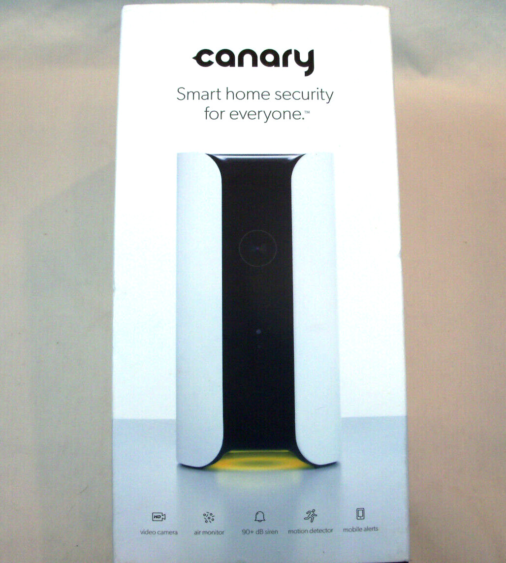 Canary Smart Home System Security Camera Factory – White