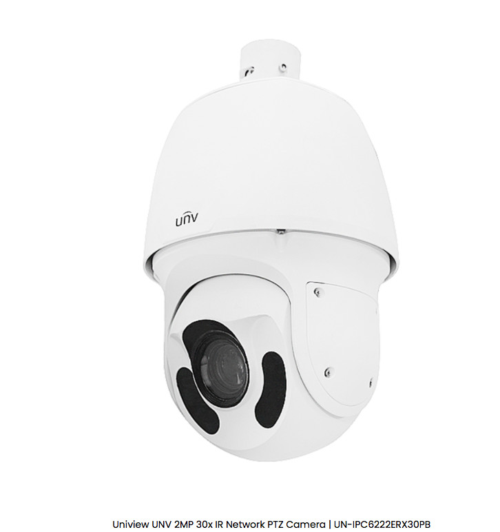 Uniview UNV 2MP 30x IR Network PTZ Camera I/O, ONVIF 150m IR distance 4.5~135mm